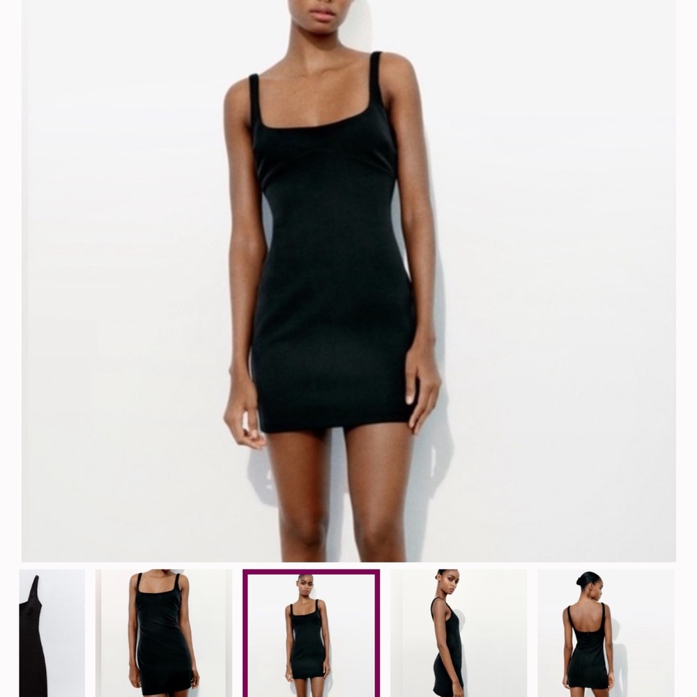 Zara Black Mini Dress